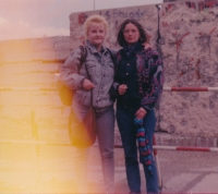 Březen 1990 - u Berlínské zdi