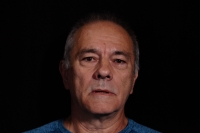 Miroslav Prokeš při natáčení rozhovoru s Pamětí národa, 1. srpna 2025, Zlín