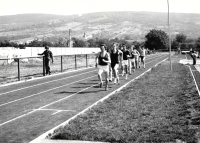 Vedení v závodě v Rousínově, 1978
