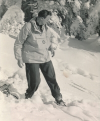 Miloš Čihař v době seznámení s budoucí ženou Libuší Řídkou