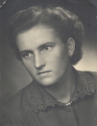 Květoslava Čaloudová v roce 1954