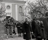 Po mši ve vanovickém kostele