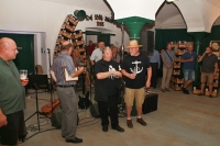 S László Polgárem, maďarským spisovatelem, znalcem Hrabala a Haška, asi 2017