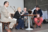 Premiéra filmu Za Werichem na Kampu s Jiřím Suchým a Evou Tůmovou, rok 2018