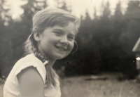Eva Černíková v dětství 