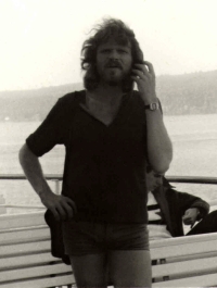 Petr Císařovský ve Švýcarsku v roce 1984