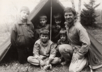 18. smečka s Akelou u Cikána, 1990