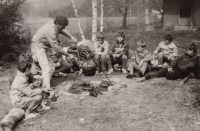 18. smečka s Akelou u Cikána, 1990