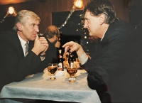 Jan Průša (vpravo), 1975