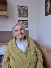 Božena Wortnerová při nahrávání v Horní Stropnici, 2025