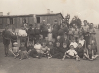 Sokolský tábor u Mariánských Lázní, léto 1947