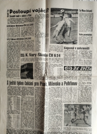 Postoupí vojáci?, Národní liga VTJ Tábor - KS Brno 2:0, SMER, 5.6.1980