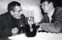 S anglickým zpěvákem a historikem Ianem Bostridgem, 2002