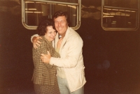 Setkání maminky Eleonory s bratrem Adamem, po 40 letech, 1989