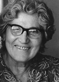 Babička z otcovy strany Anna Janovská, 1972