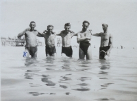 Děda František Škoda na sokolském sletu ve Splitu 1931