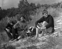 S budoucím manželem Otou Pajerem, Polsko, 1964