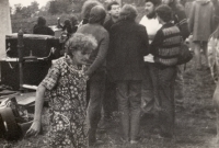 Pamětníkova babička v době festivalu v Třanovicích (1982)