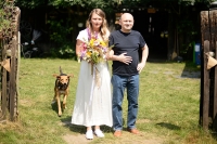 Ctibor Navrátil na svatbě své dcery Julie