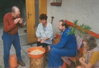 Radomír Šebek (vpravo) s rodinou