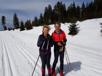 Zikmund Schwarzkopf na běžkách na Šumavě