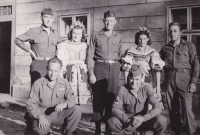 Američtí vojáci v Písku, květen 1945