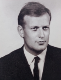 Pamětník v roce 1970 už jako zaměstnanec podniku Transfera