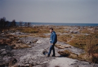 Luděk Rederer na stáži ve Finsku v roce 1992