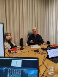 Miloš Janáček při natáčení svého vyprávění