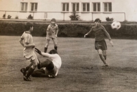 Fotbalový zápas Pavla Verbíře