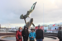 Jana Pekárková s manželem a vnoučaty, 2025