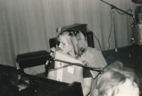 Z vystoupení Dybbuku, rok 1984