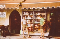 Radim Seltenreich navštívil s otcem v roce 1981   Itálii