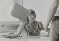 Na Střední průmyslové škole  strojnické v Chrudimi, školní rok 1978/79