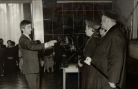 Během promoce na Jihočeské univerzitě v Českých Budějovicích, 1982
