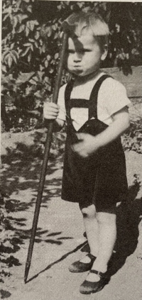 Karel Vágner jako malý kluk
