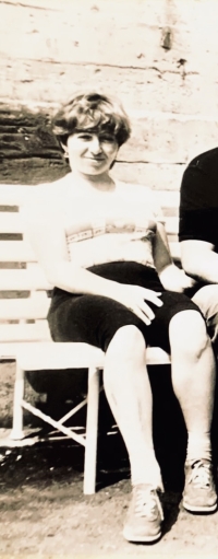 Jiřina Kudličková na dobové fotografii 