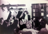 Dáša Vokatá na setkání exulantů