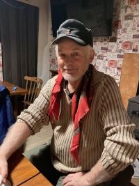 Vratislav Špaček během rozhovoru, 2023