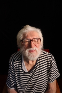 Witness Emil Coplák during recording