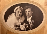 Svatební fotografie prarodičů