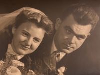 Svatba rodičů, 1956