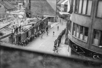 Bourání moštárny a pivovaru, Turnov, 1967