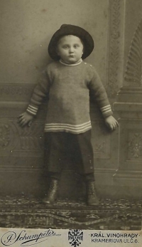 Tatínek pamětnice František Hartman, 1915