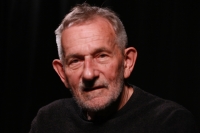 Miloš Štědroň při natáčení