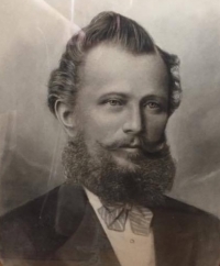 Dědeček Novák, otec pamětníkovy matky 