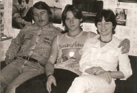 V Rakousku s rodiči, 1989