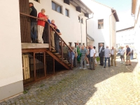 Účastníci srazu Klubu českého pohraničí, který se odehrál na radnici ve Volarech