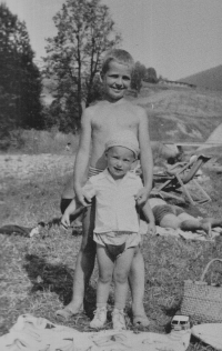 Alan Kubica s mladším bratrem Janem