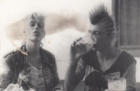 Jana Bečková Petrovická s manželem Kamilem, 80. léta